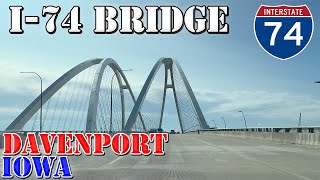 I-74 Bridge - Moline - Illinois - 4K Infrastructure Drive