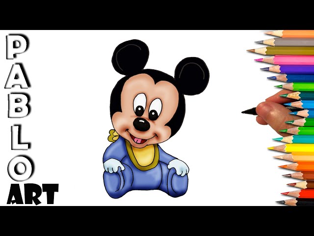 Baby Mickey Mouse Drawing