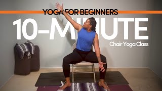 10-Minute Chair Yoga Class