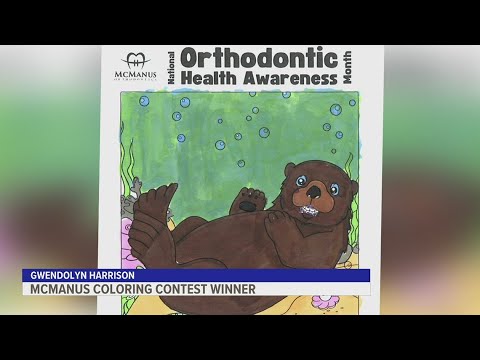 More Winners Announced In McManus Orthodontics Coloring Contest - YouTube