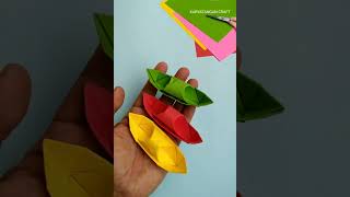 Easy DIY origami paper boat crafts