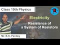 CBSE Class 10 Physics Electricity Resistance of a System of Resistors