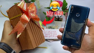 🎁Great Gift🎁 How i Restoration Huawei Y9 Cracked || thank you big fan for prank me😂