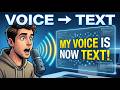 STOP Typing! ⌨️ How to Convert Speech to Text in Seconds (100% Free)