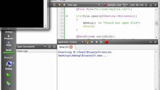 C++ Qt 85 - Binary IO basic object serialization