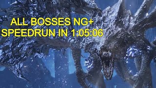 Dark Souls 3 All Bosses NG+ Speedrun in 1:05:06