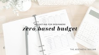 Budgeting for Beginners | Zero-Based Budget | Cash Stuffing Prep