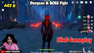 Diluc Gameplay - Genshin Impact (ENG) ACT 2 - Android/IOS/PC Open World RPG