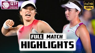 Iga Swiatek vs Linda Noskova Third Round Highlights - Doha 2025