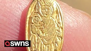 Metal detecting enthusiast has discovered a rare 15th century gold ring | SWNS