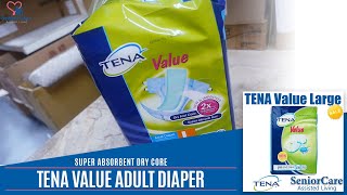 COMFORTABLE AND SUPER ABSORBENT TENA Value Adult Diapers for you or your elderly loved ones