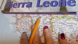 ASMR ~ Sierra Leone History and Geography ~ Soft Spoken Page Turning