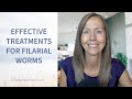 The most effective treatments for filarial worms | Pam Bartha