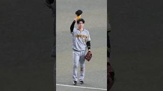 タイムリーを放ちファンの歓声に順番に応える梅野隆太郎 西勇輝 中野拓夢