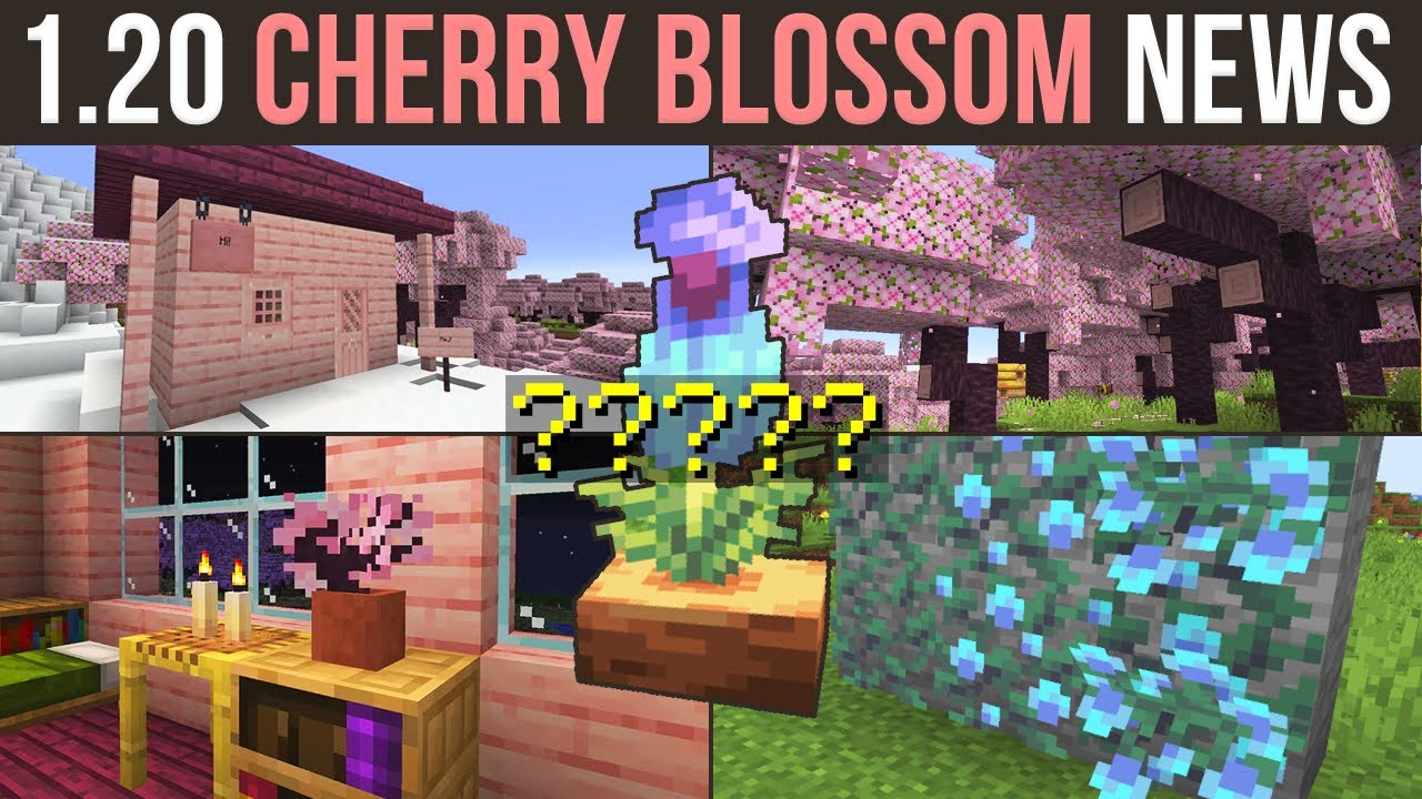 Minecraft 1.20 CHERRY BLOSSOM - Leaked Secrets & New Biome - YouTube