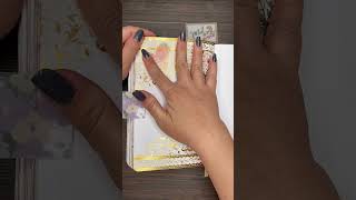 ASMR | Golden Theme | Name Request #8 | Scrapbooking #shorts #scrapbooking #asmr #satisfying