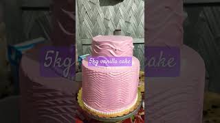 2 Tier 5kg Vanilla Cake 🤩🎉#shorts #vanilla