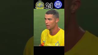 Al Nassr vs Inter Milan Club Friendlies 2023 #ronaldo 🔥😍 #sports #football #youtubeshorts