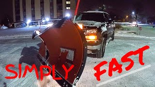 MOST EFFICIENT Way to Plow a Parking Lot