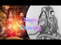 Nagin Drawing ll veer & bani ll nagin sketch ll nagin 5