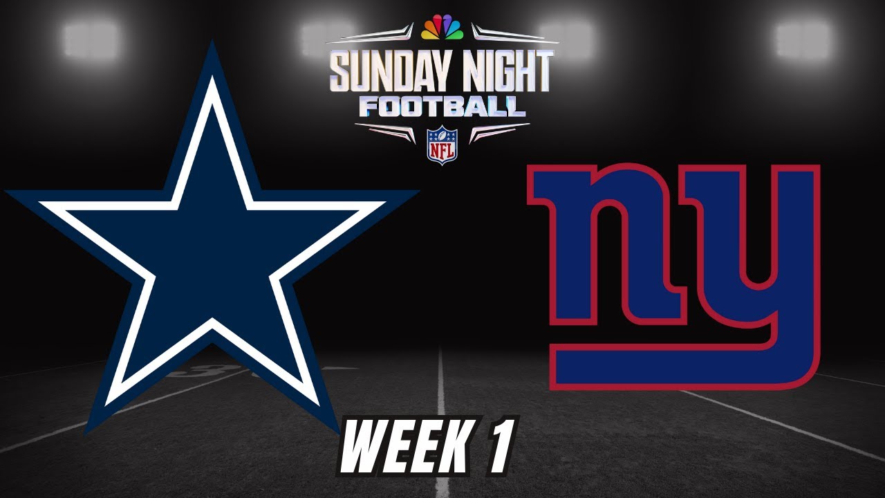 Dallas Cowboys Vs New York Giants SNF NFL Live Stream Reaction - YouTube