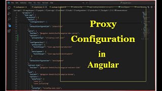 Proxy Configuration in Angular