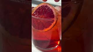 Blood Orange Negroni Cocktail #shorts