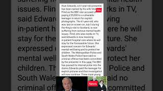 Huw Edwards faces £35,000 charges for explicit photographs; BBC probe halted. #shortsvideo #news