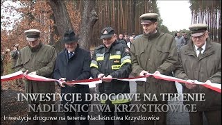 Leśna droga w Nadleśnictwie Krzystkowice