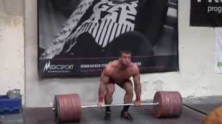 Dmitry Klokov - 300kg Deadlift @ Butcher's Garage 10-04-2014