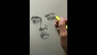 How To Draw A Lady Face | Satisfied Life Pencil