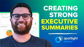 How to create an EXECUTIVE SUMMARY and Commentary in Spotlight Reporting