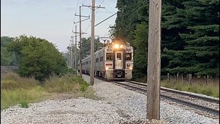 [4K] South Shore Line #503 FLIES Past Lydick, IN! 8/23/20