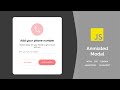 Create an Animated Modal with JavaScript