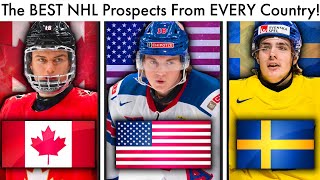 The BEST NHL Prospects From EVERY Country... (2023 NHL Draft/Prospect Rankings/Bedard News Today)