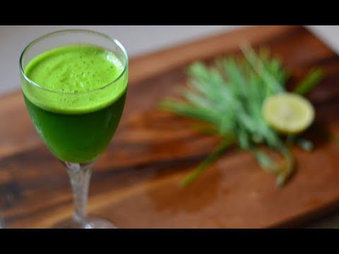 Wheat Grass Juice | Healthy Detoxifying Recipe @ Guru's Cooking Wheat Grass Juice | Healthy Detoxifying Recipe @ Guru's Cooking