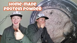 I made protein powder.