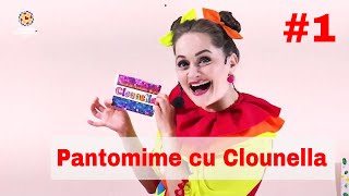 Pantomime pentru Copii cu Clounella 1-3 | pantomima | mimă în 3 minute | Trupa Planeta Clounella