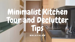 Minimalist Kitchen Tour and Declutter Tips | Simple Living | Malayalam.