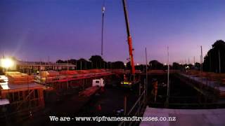 VIP Prefabrication - Mid Floor Install - Willams Corp, Waltham Christchurch - VIP Frames \u0026 Trusses