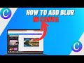 How To Blur Picture In Canva | Add Blur Effect In Canva