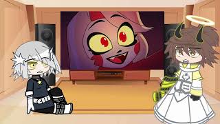 || lute and adam reacts to more than anything || hazbin hotel || gacha club || verosikaaa !