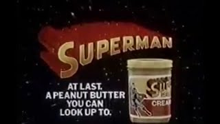 Vintage Superman Peanut Butter Commercials! 80s Retro TV Classic!