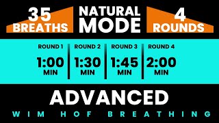 Advanced Wim Hof Guided Breathing | 4 Rounds - 35 Breaths | Pure Breathwork, No Frequencies