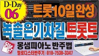 #몽샘피아노 2개월 완성 06(트롯트/녹슬은기차길)#전자올겐배우기#키보드배우기#피아노코드5분완성#멜로디스타반주기#몽샘 010-7538-3347 / 카시오 CT-X5000