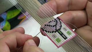 Bead Loom Weaving: Adding new thread