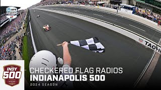Checkered Flag Radios // 2024 Indianapolis 500 at Indianapolis Motor Speedway | INDYCAR