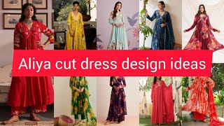 Aliya cut dress design ideas / trending dress design 2024 @fashionwithanjum