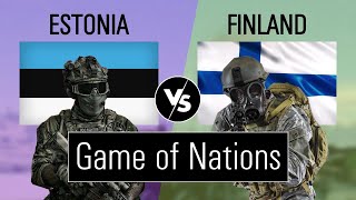 Estonia vs Finland Military power comparison