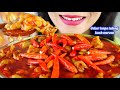 PEDAS SADIS, ASMR CEKER TANPA TULANG DAN PENTOL KUAH MERCON SETAN | ASMR MUKBANG INDONESIA